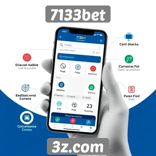 Funcionalidades do aplicativo móvel 7133bet